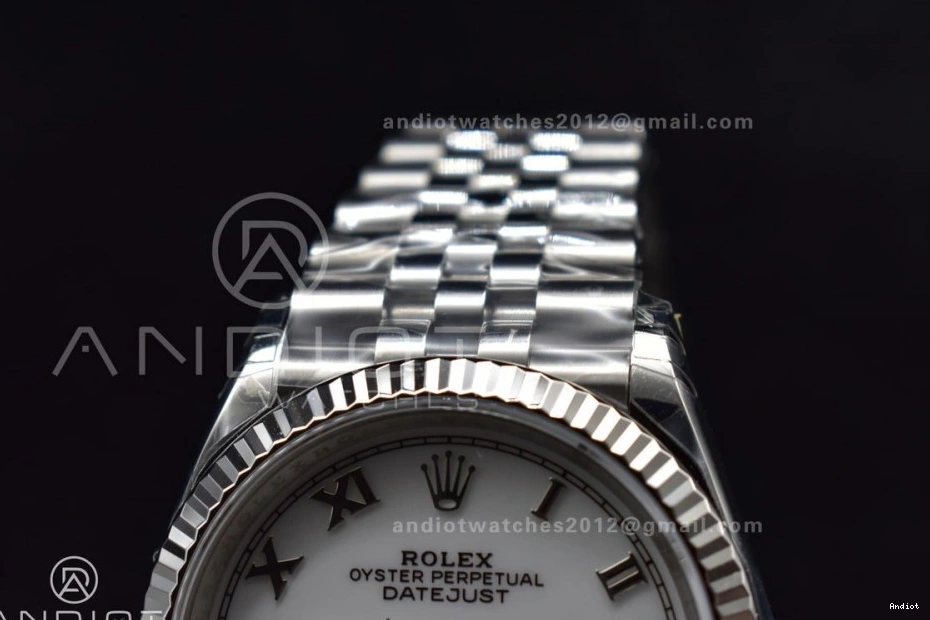 Markers on 36 Best 1:1 Edition 904L Jubilee White 126234 SS DateJust VS3235 Bracelet VSF Dial Roman 1114